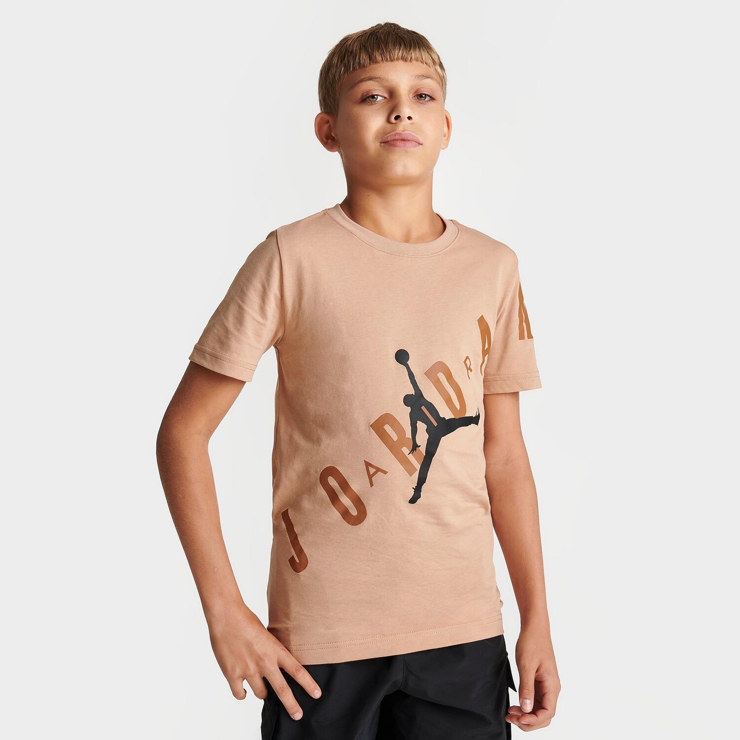 

Детская футболка Jordan Stretch с логотипом, розовый