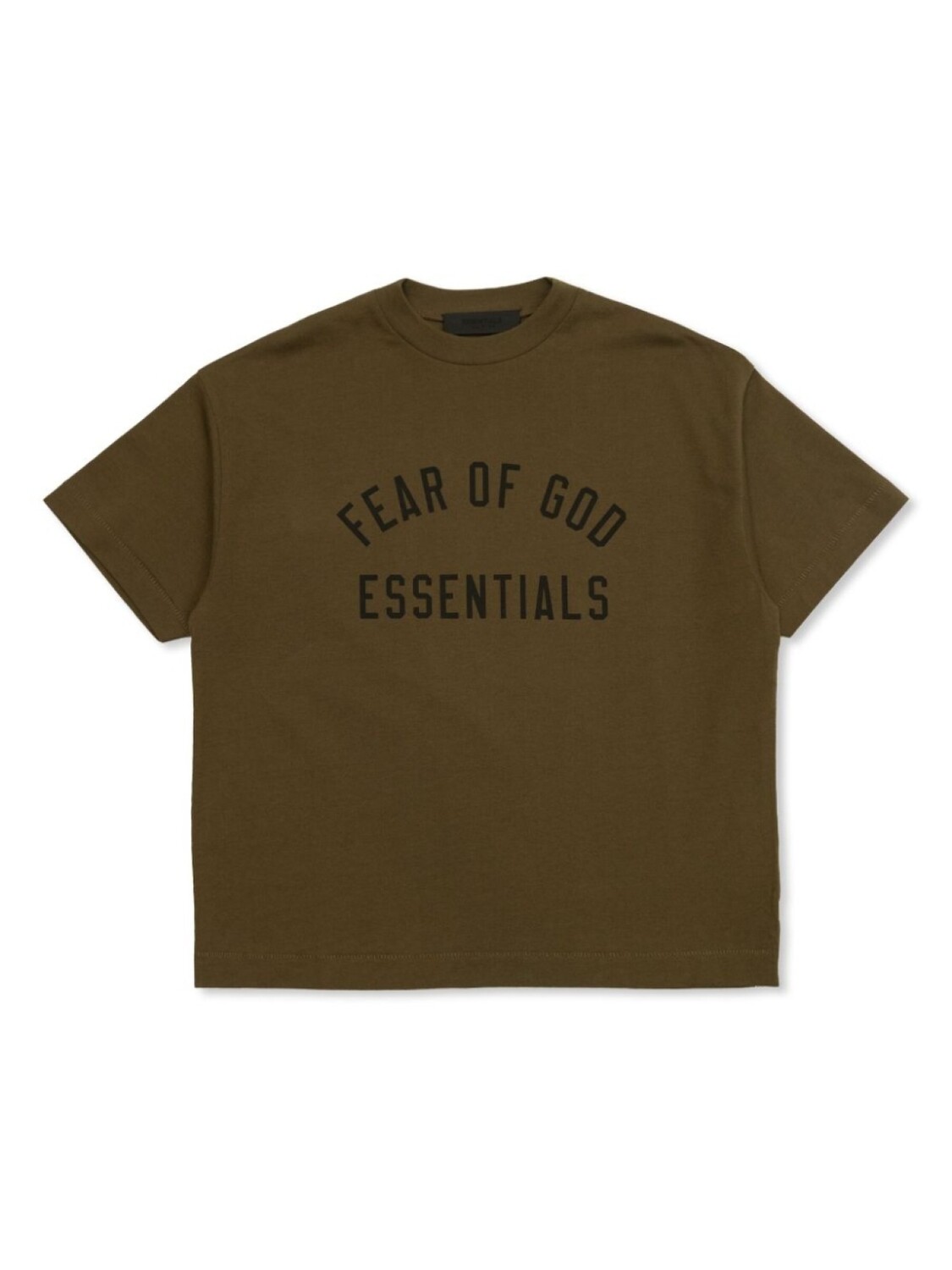 

Футболка с логотипом FEAR OF GOD ESSENTIALS KIDS, зеленый