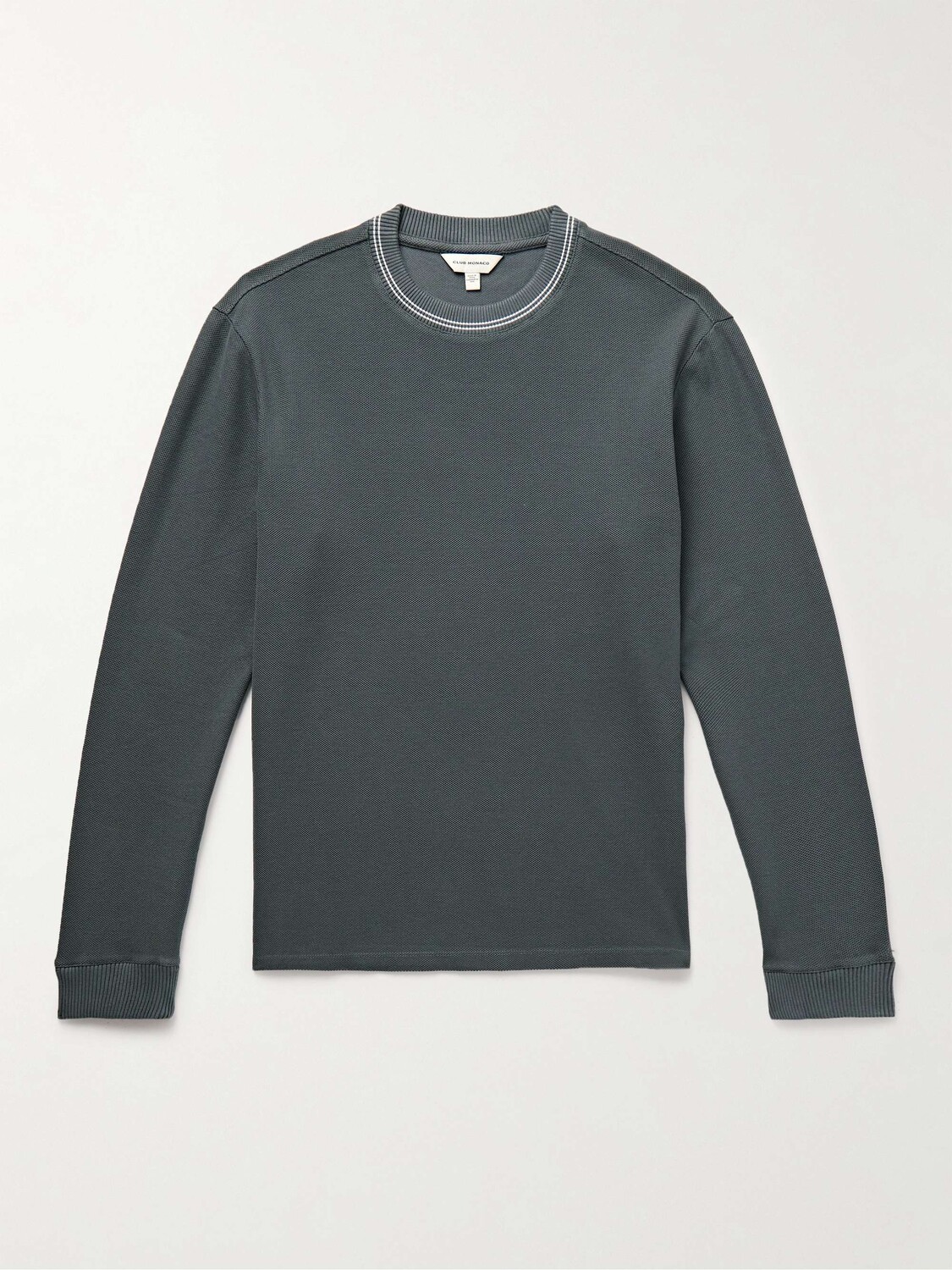 

Толстовка из хлопкового пике CLUB MONACO, серый
