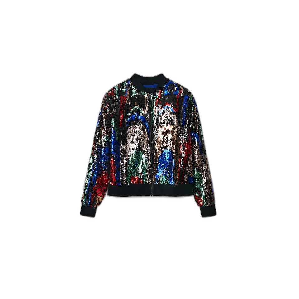 

Куртка Desigual Sequin Light, черный