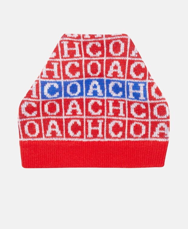 

Шерстяная шапка Coach, светло-оранжевый