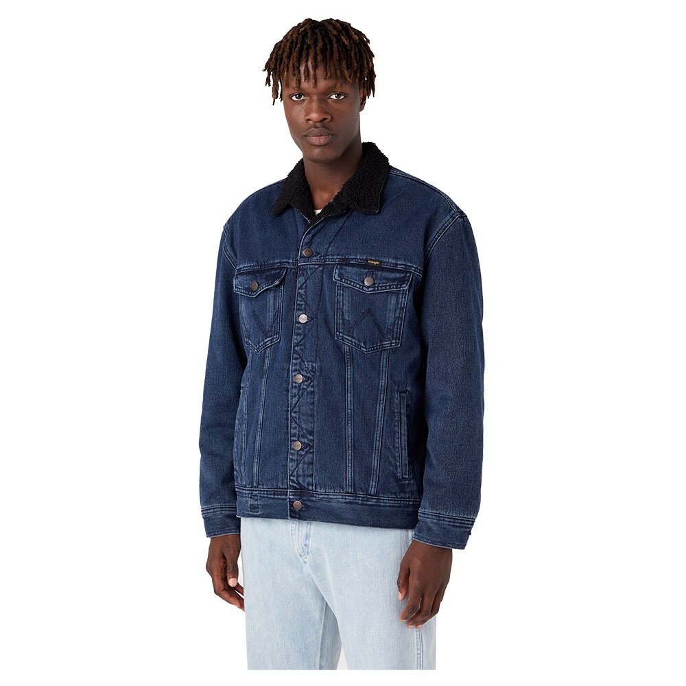 

Куртка Wrangler Antifit Sherpa Denim, синий