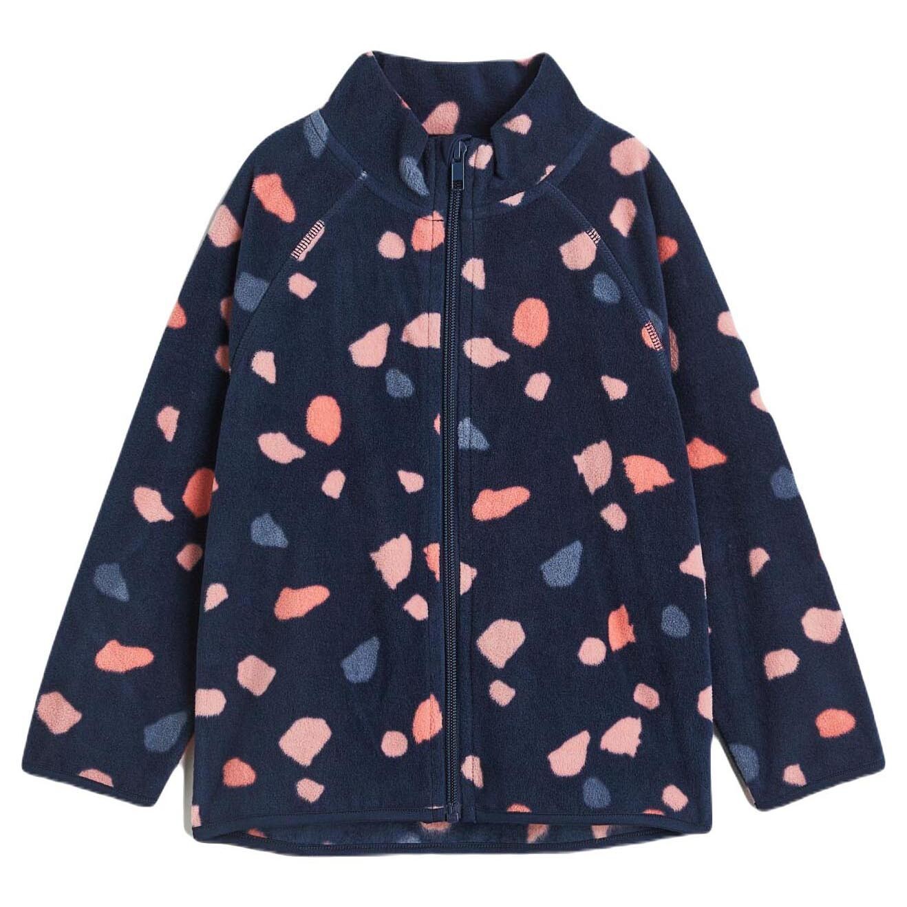 

Куртка H&M Fleece Patterned, темно-синий