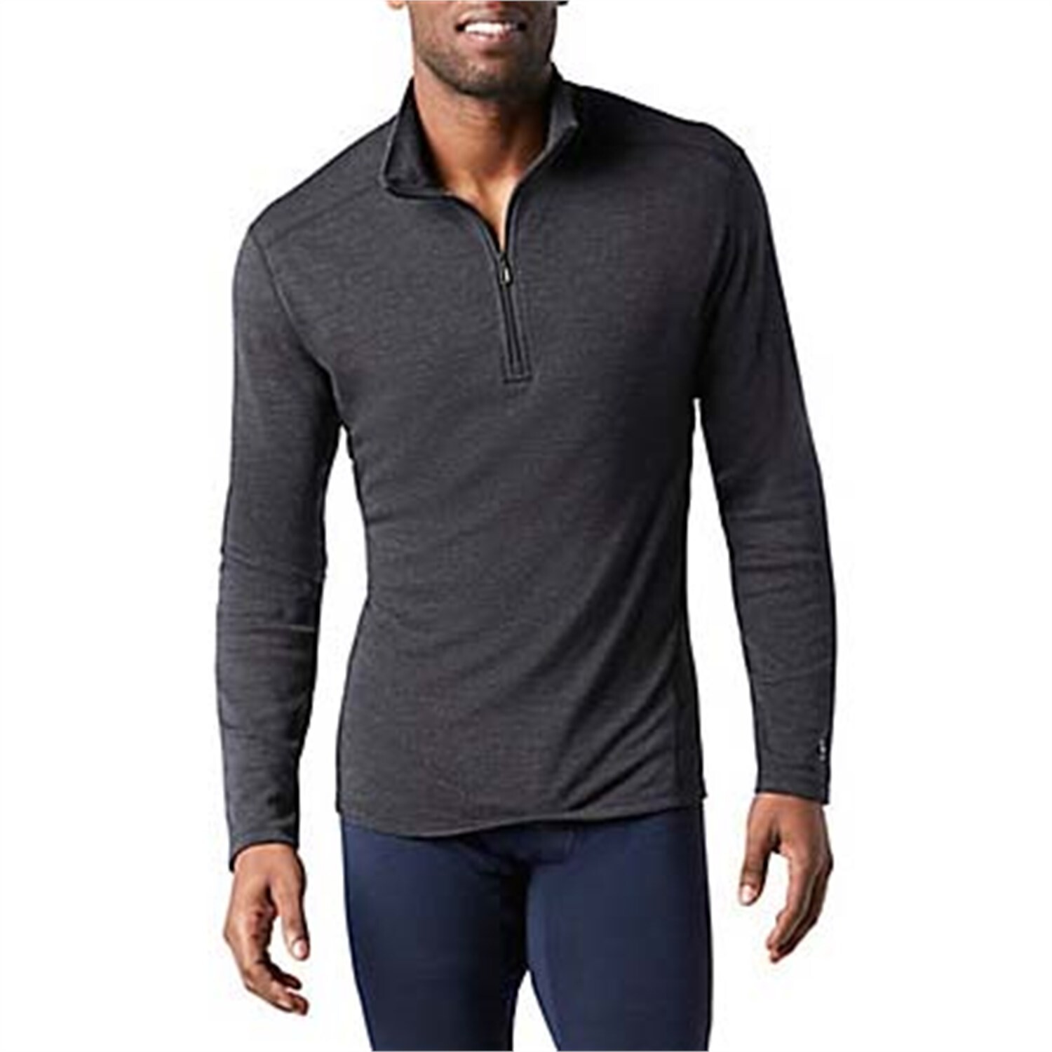 

Smartwool Classic Thermal Merino Base Layer 1/4 Top Zip Top, уголь