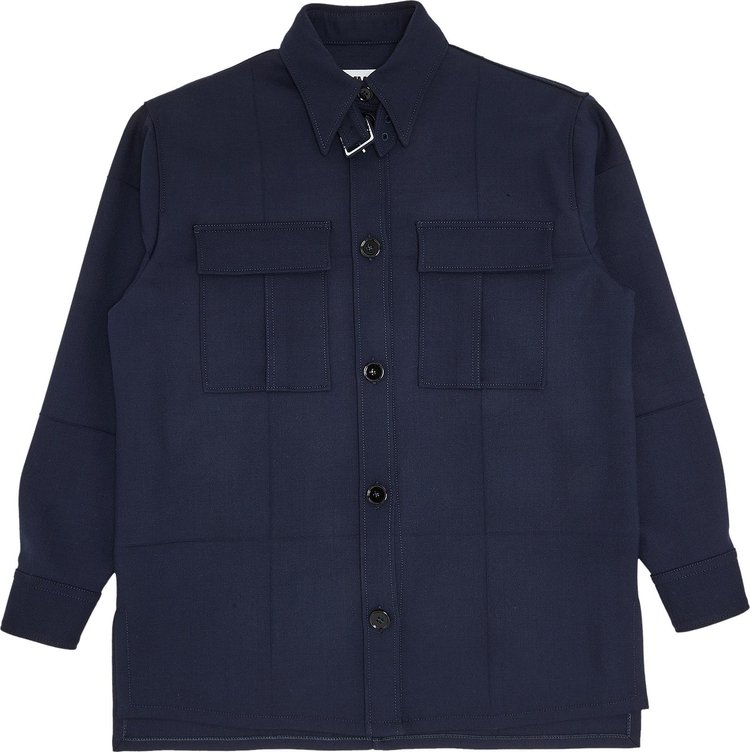 Куртка MM6 Maison Margiela Sports Jacket 'Navy', синий - фото