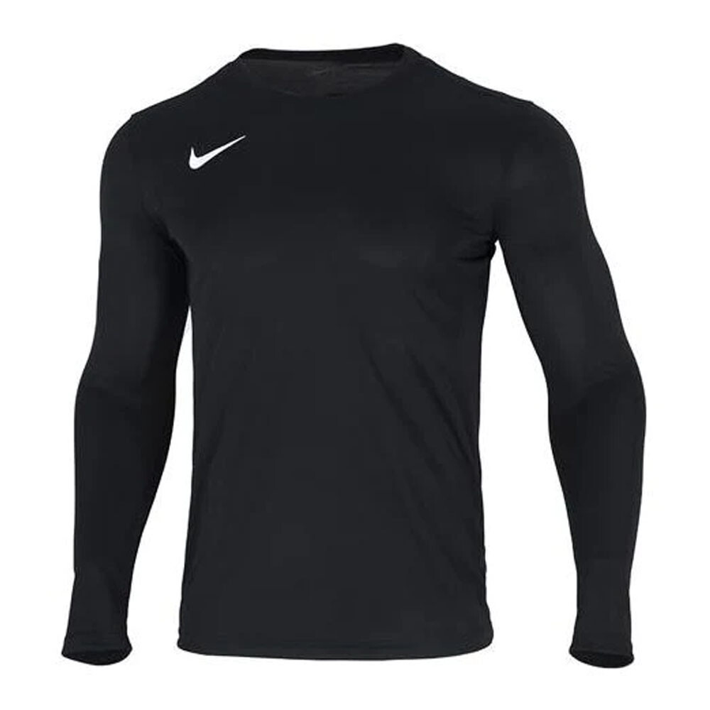 

Лонгслив Nike Solid Color Logo Athleisure Casual Sports, черный
