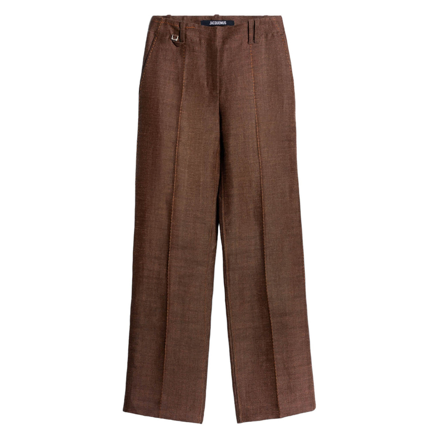 

Брюки Jacquemus La Pantalon Cordao, темно-коричневый