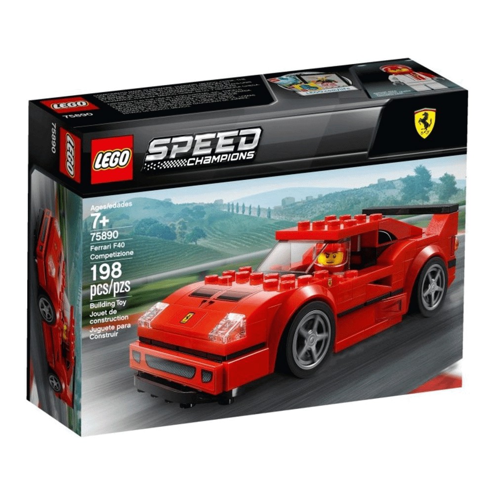 Конструктор LEGO Speed Champions 75890 Феррари F40 конструктор lego speed champions 75913 феррари f14 и грузовик скудериа феррари 884 дет