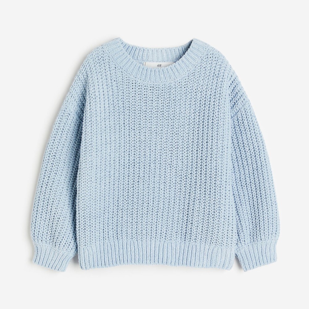 

Свитер H&M Kids Knit Chenille, голубой