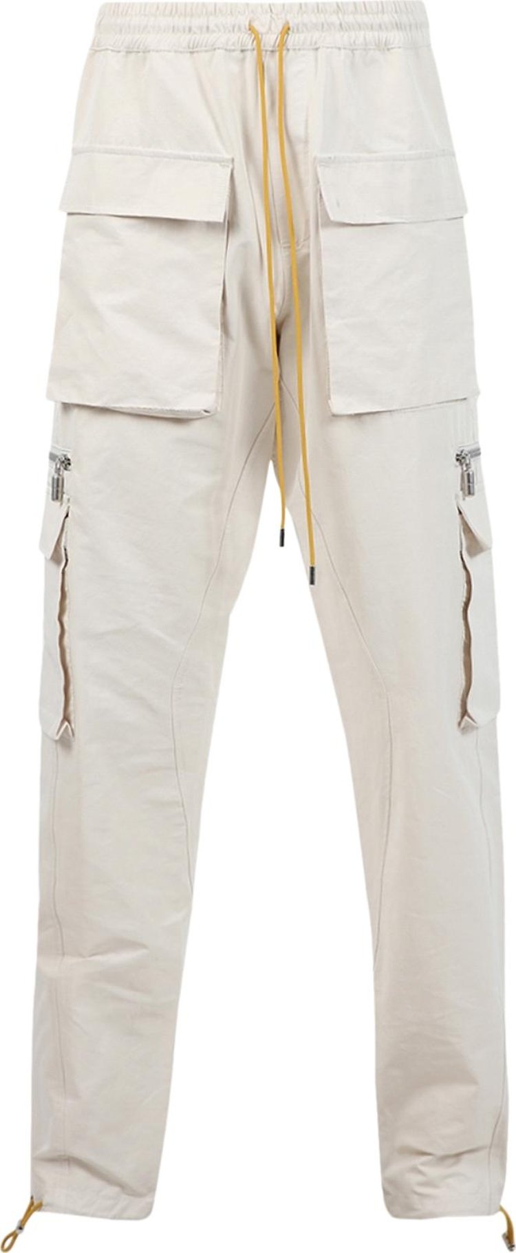 Брюки Rhude Classic Cargo Pant 'Creme', белый - фото