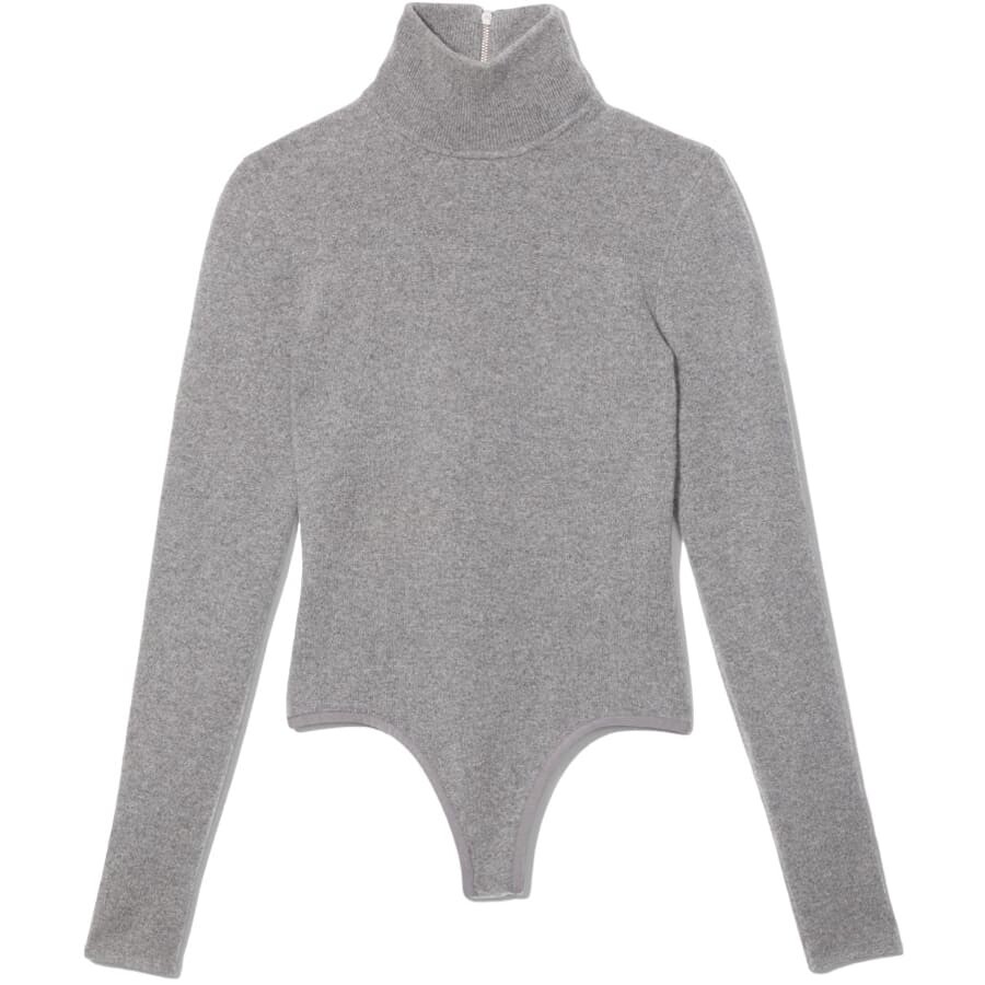

Боди Michael Kors Stretch Cashmere Turtleneck, серый
