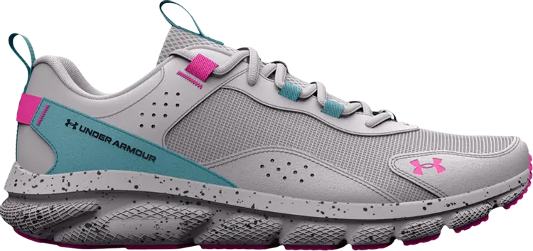 

Кроссовки Under Armour Wmns Charged Verssert Speckle Halo Grey Blue Pink, серый