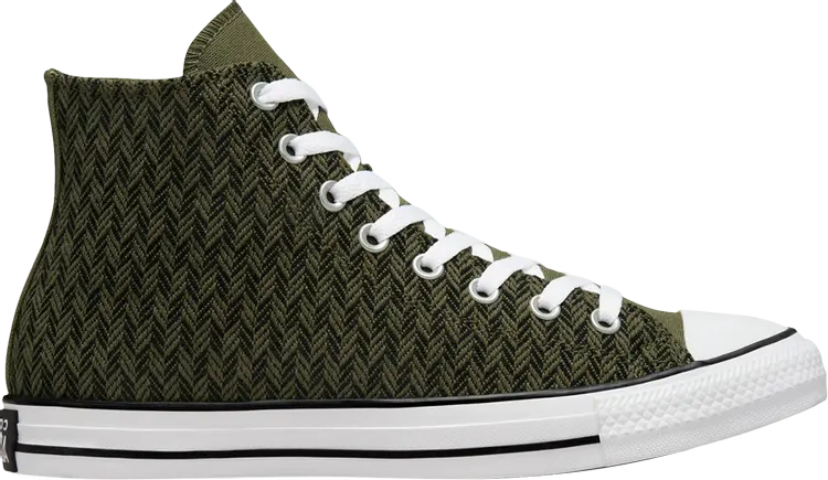 

Кроссовки Converse Chuck Taylor All Star High Herringbone - Utility, зеленый