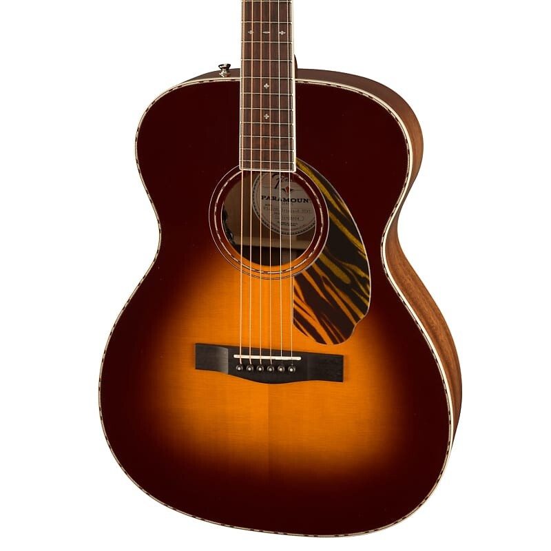 

Акустическая электрогитара Fender PO-220E Orchestra - 3-цветная винтажная Sunburst 0970350303