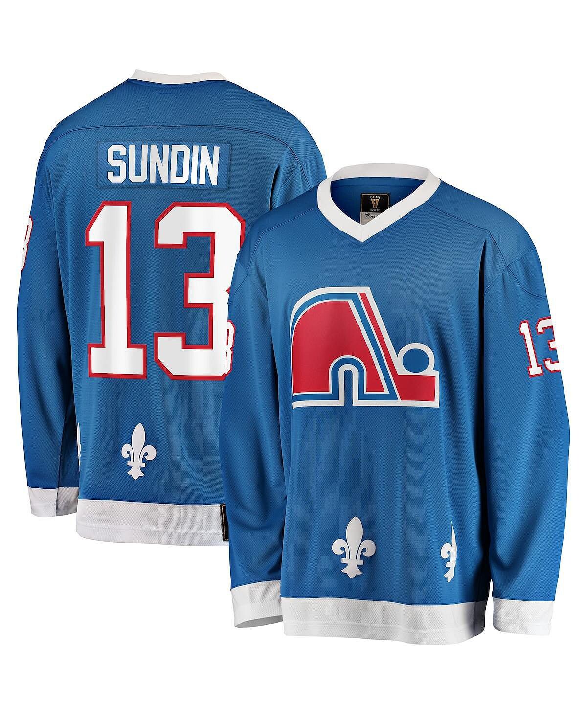 

Мужские коврики sundin blue quebec nordiques premier breakaway для пенсионеров Fanatics, синий