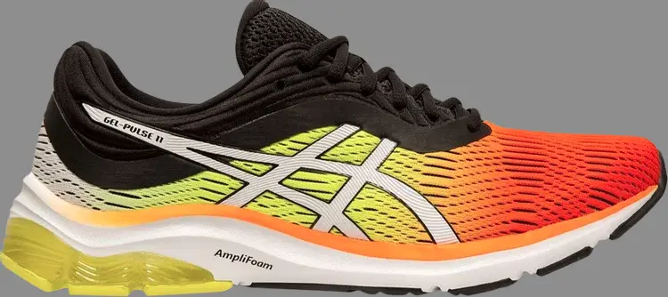 

Кроссовки gel pulse 11 'shocking orange black' Asics, апельсин, Оранжевый