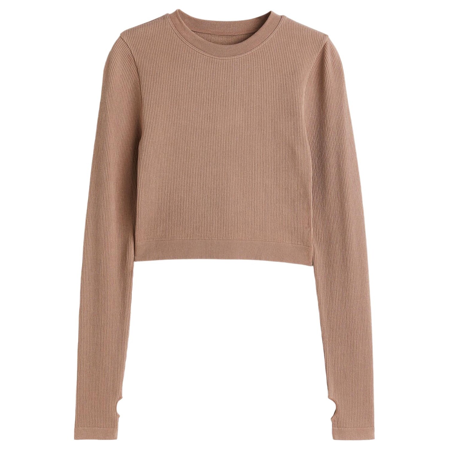 

Домашний топ H&M Viscose-blend Crop, бежевый