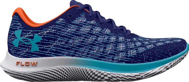 

Кроссовки Under Armour Flow Velociti Wind 2 Sonar Blue Orange Blast, синий