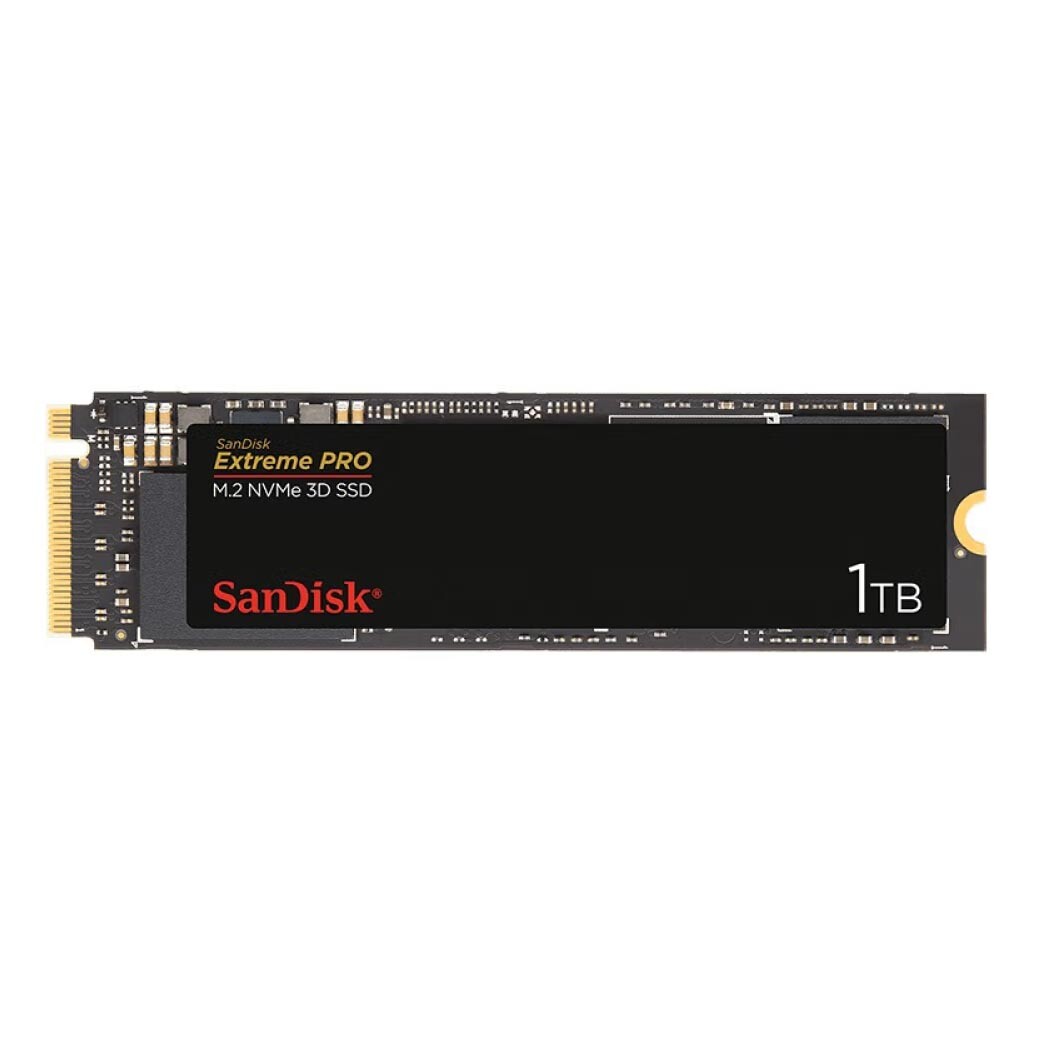 

Твердотельный накопитель SanDisk Extreme PRO 3D SSD, 1 Тб, M.2 NVMe