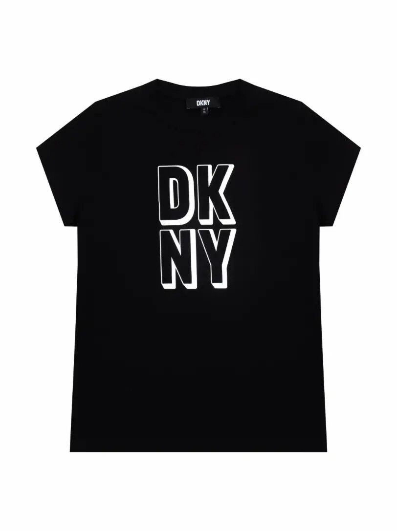 

Хлопковая футболка с логотипом DKNY