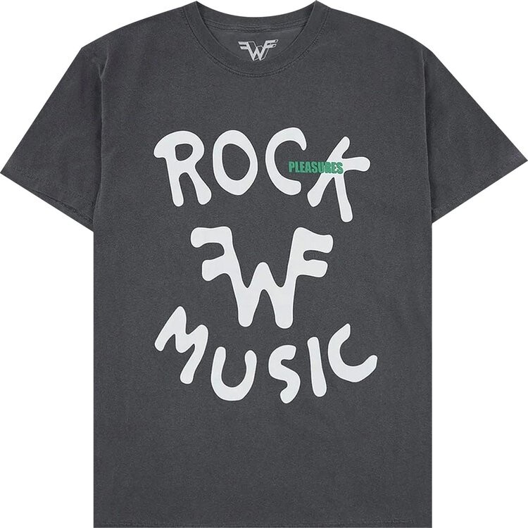 

Футболка Pleasures Rock Washed T-Shirt 'Black', черный