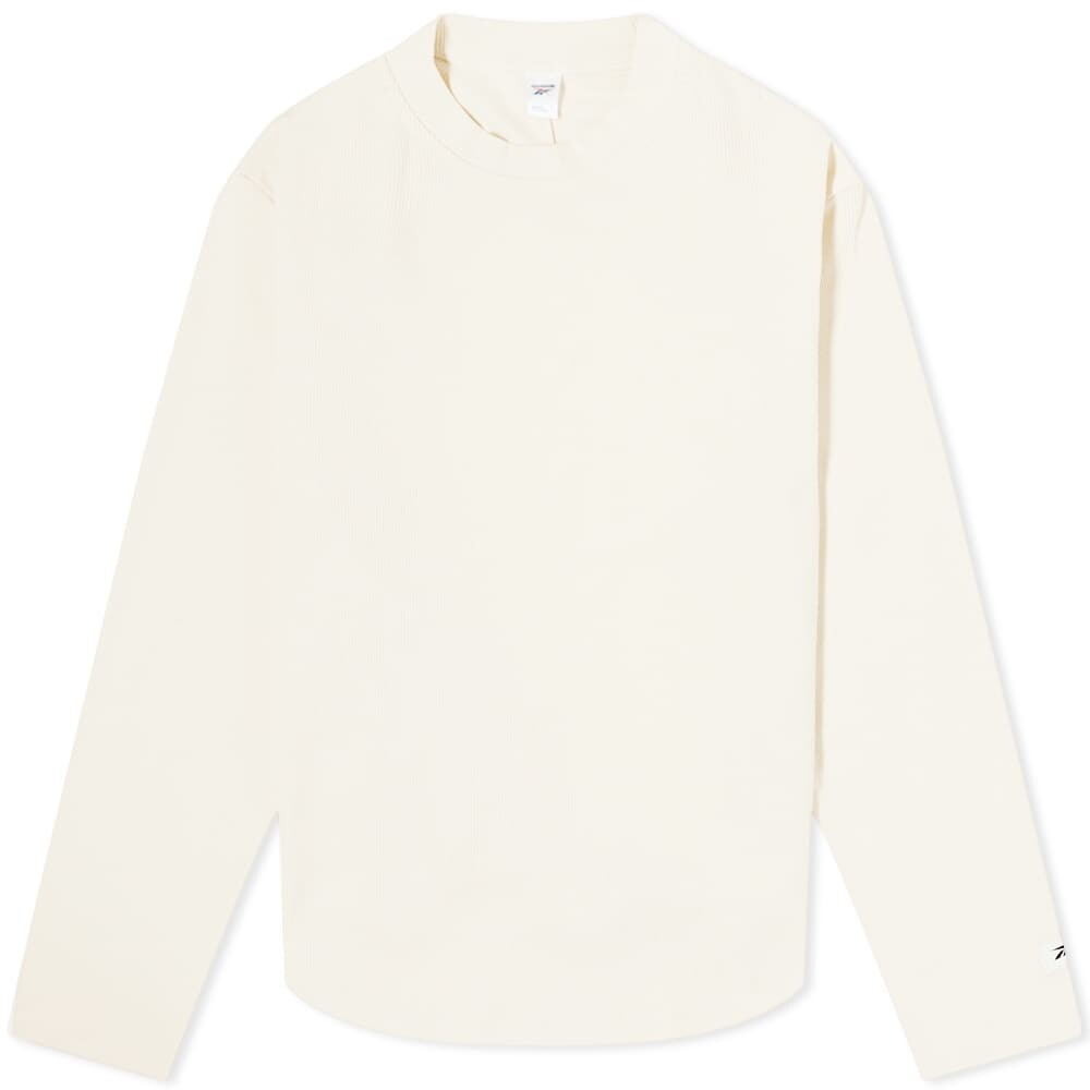 

Футболка с длинным рукавом Reebok Long Sleeve Natural Dye Rib, белый