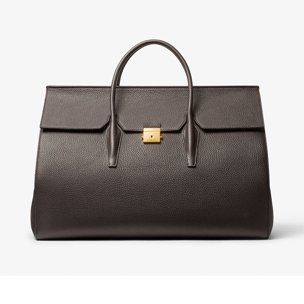 

Сумка Michael Kors Campbell Extra-Large Pebbled Leather Weekender, шоколадный