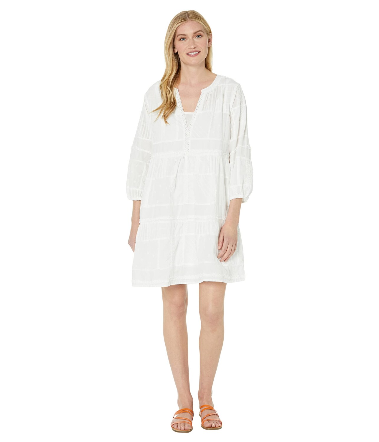

Платье Dylan by True Grit, Mae Lace Crochet & Embroidery Patchwork Dress
