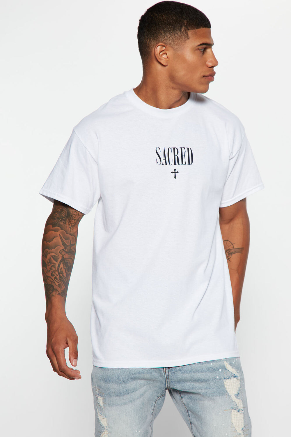 

Футболка Fashion Nova SPDN1053M, белый