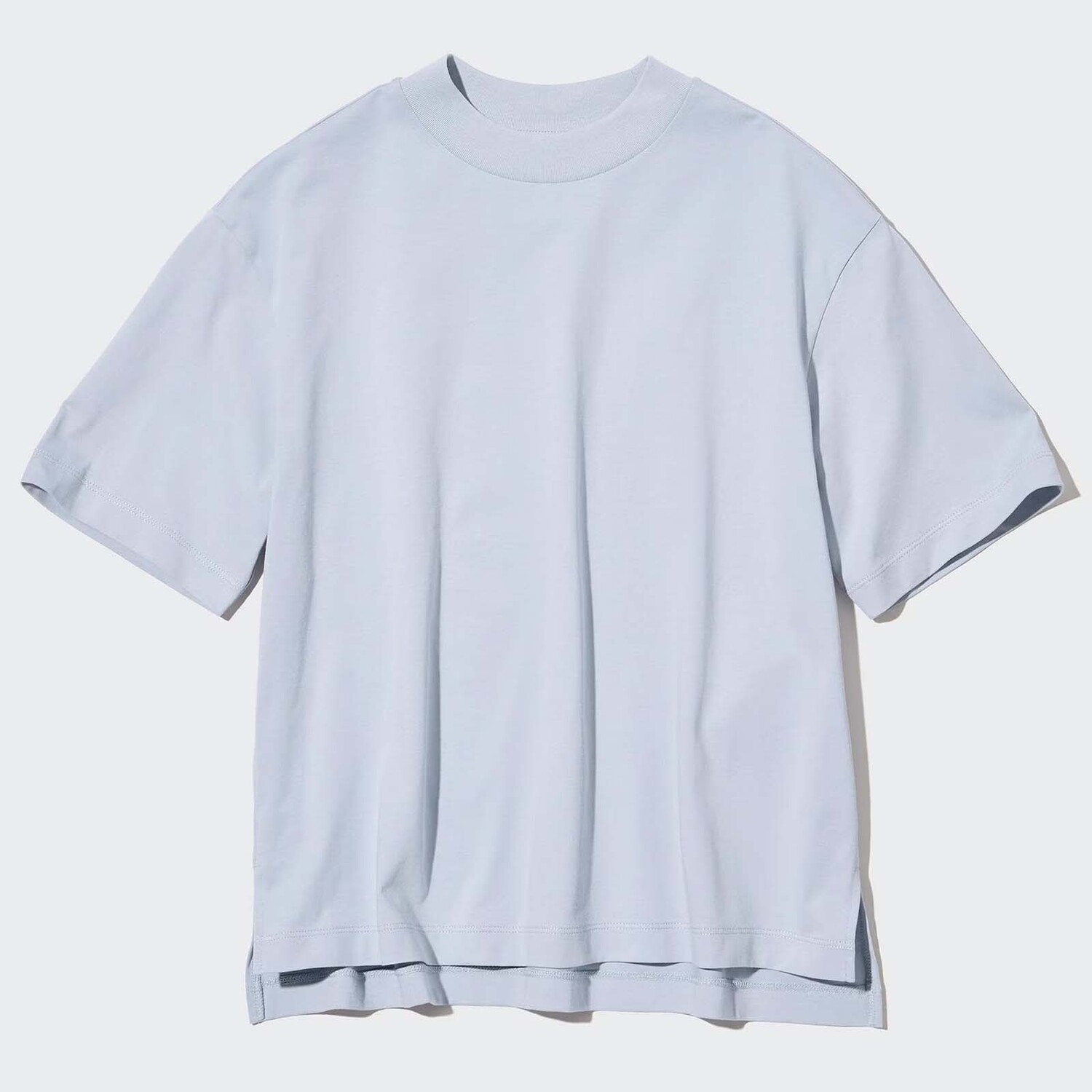 

Футболка Uniqlo Airism Cotton Short Sleeved, светло-голубой