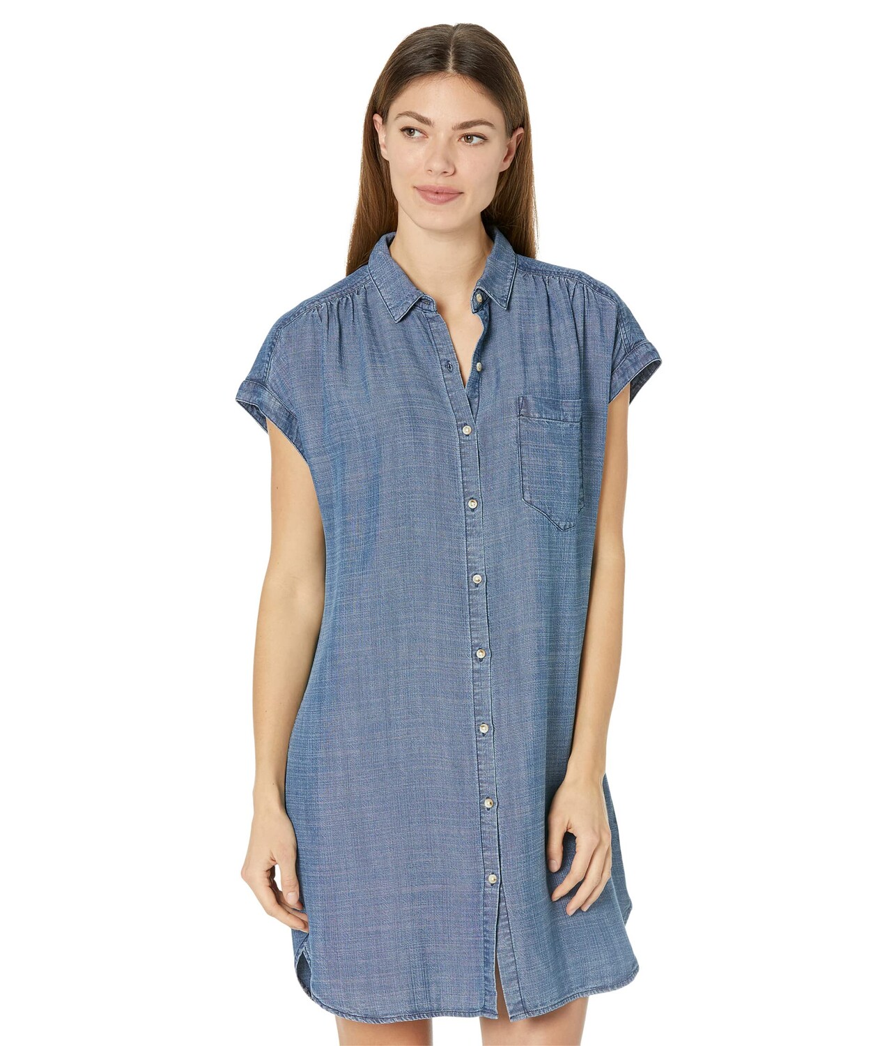 

Платье Lilla P, Button-Down Chambray Shirtdress