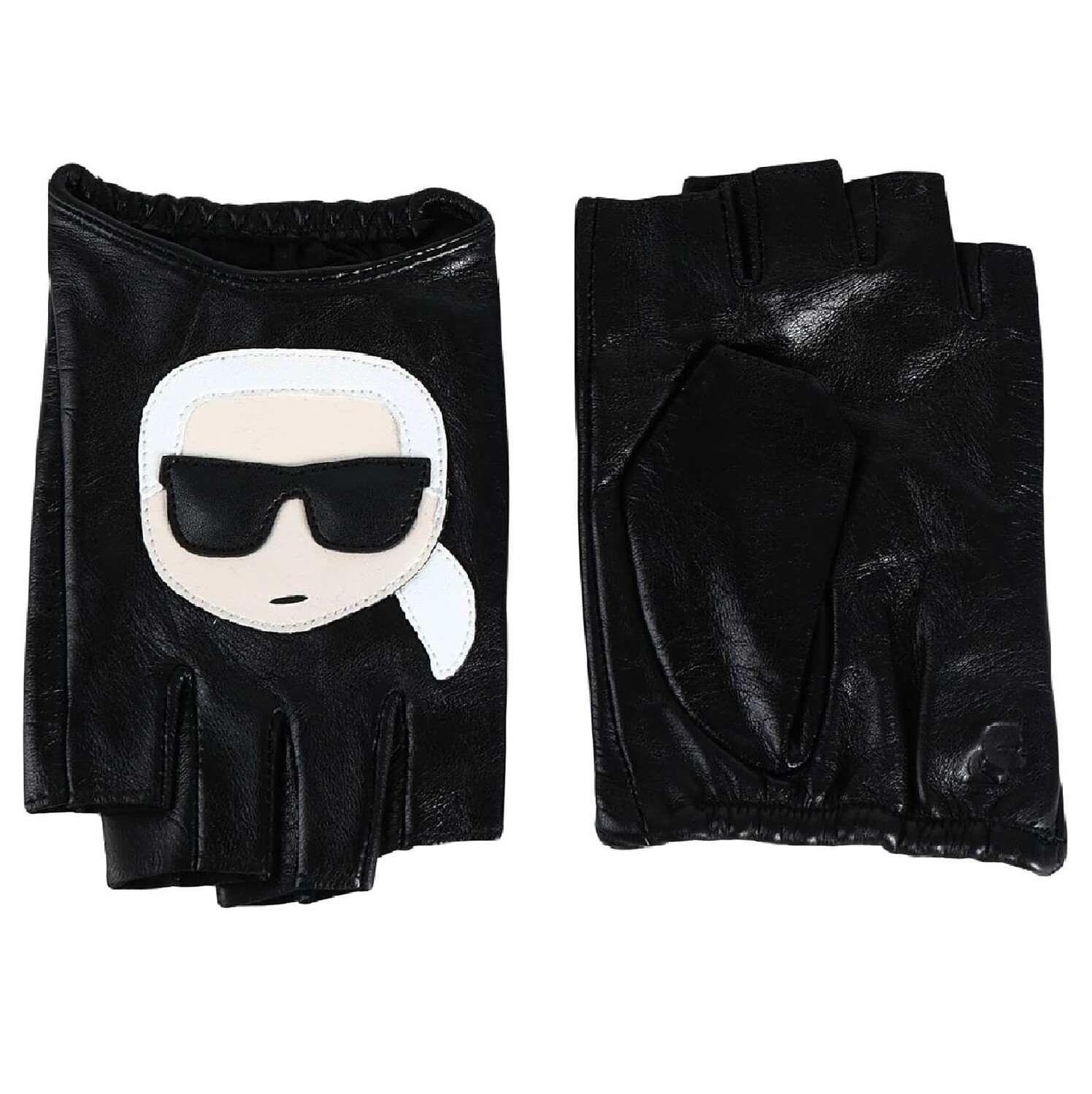 

Перчатки без пальцев Karl Lagerfeld, черный