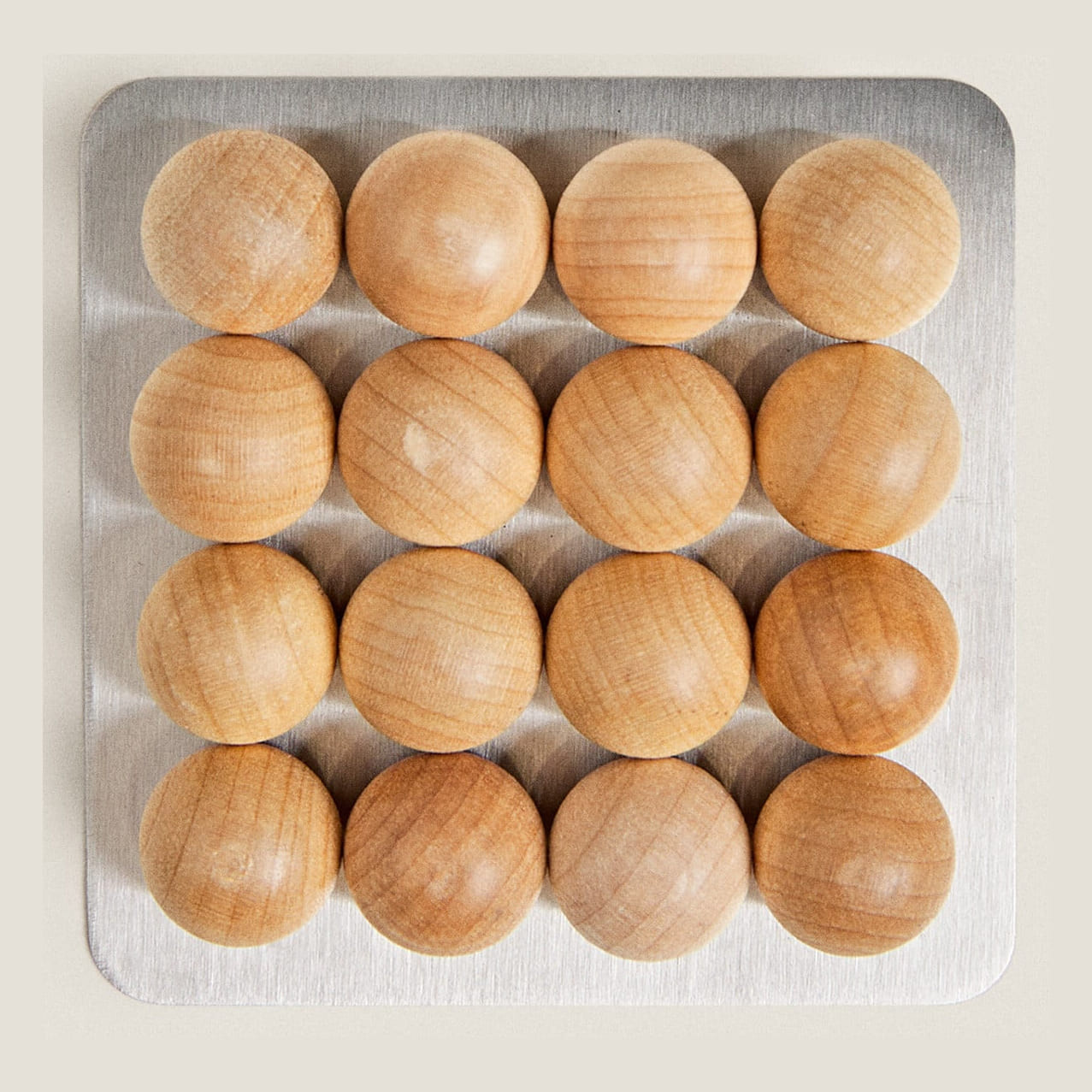 

Набор магнитов Zara Home Wooden, 16 штук, натуральный