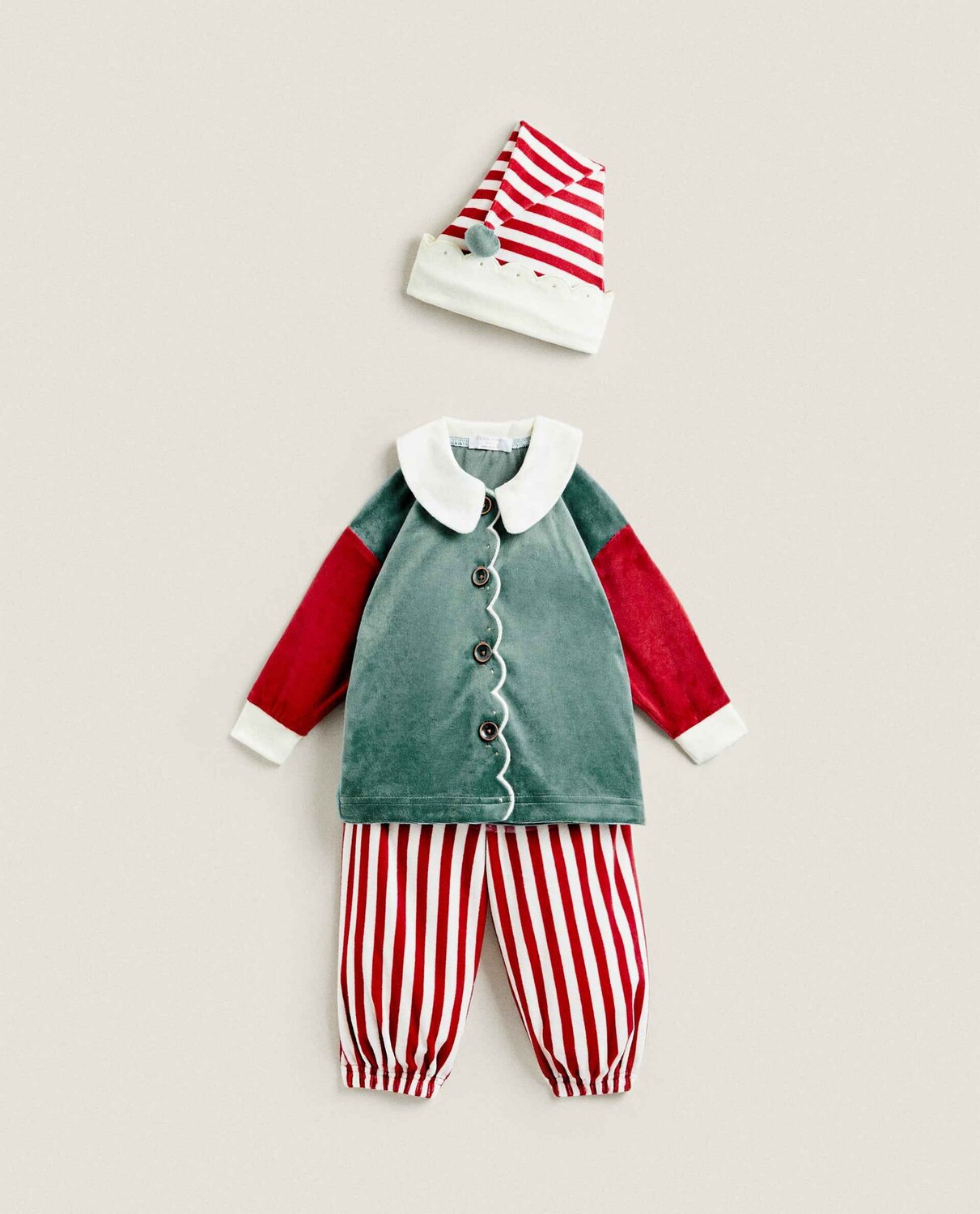 

Пижама Zara Home Children’s Christmas Elf, мультиколор