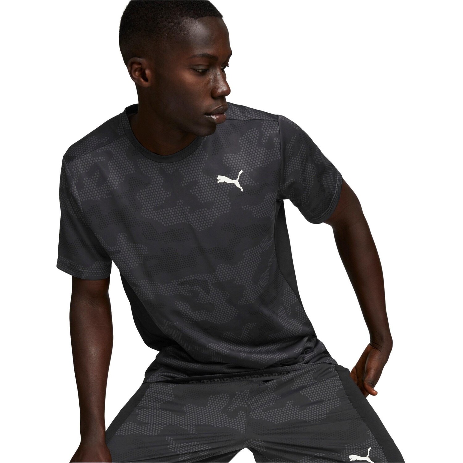 

футболка Puma Train Off, черный/черный/серый