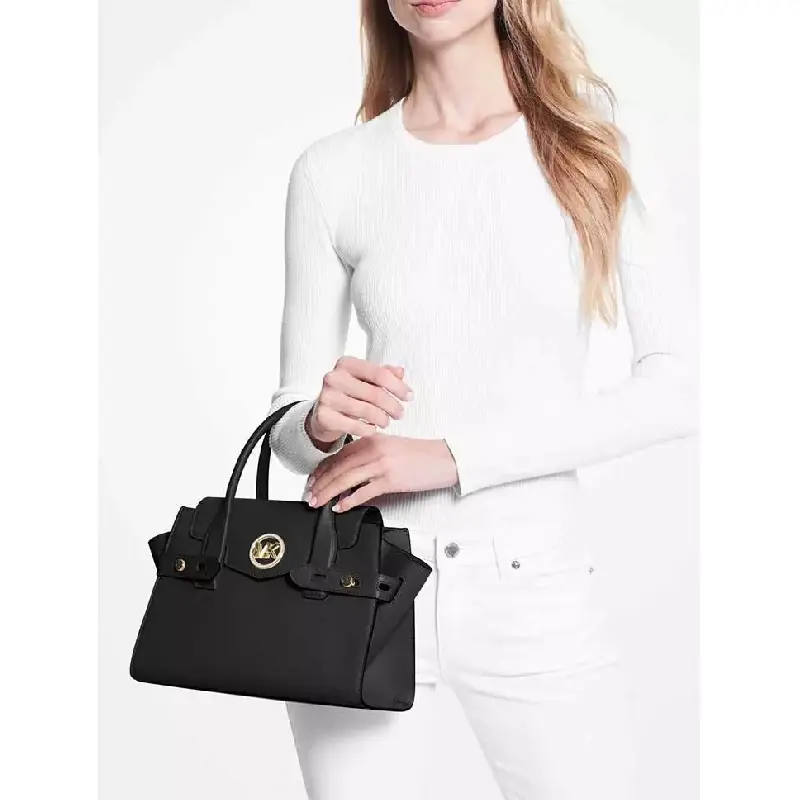 

Сумка Michael Michael Kors Carmen Medium Faux Leather Belted, черный
