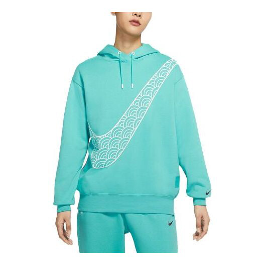 

Толстовка Nike CNY New Year's Edition Fleece Loose Sports Blue Green, Зеленый