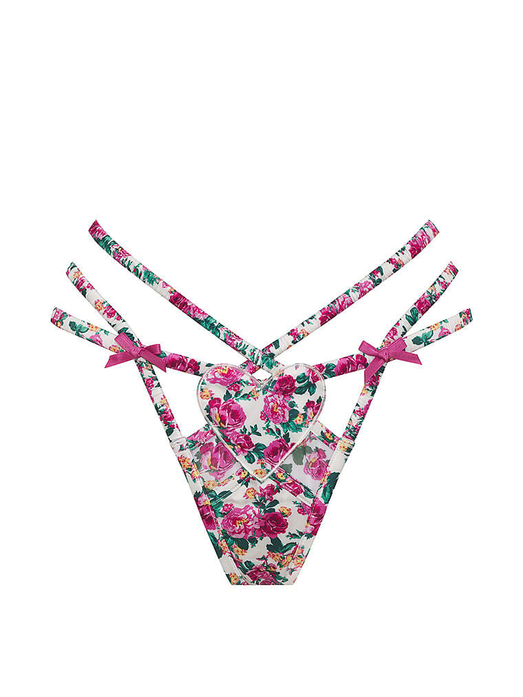 

Трусы-стринги For Love & Lemons Heart Bloom, мультиколор