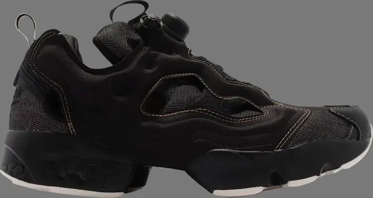 

Кроссовки instapump fury og 'denim - core black' Reebok, черный