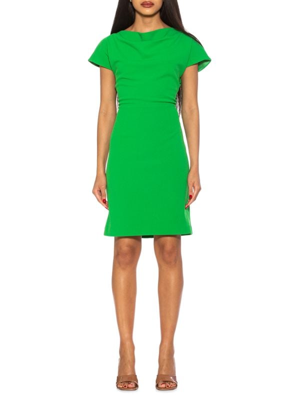 Платье-футляр Willa Alexia Admor, зеленый платье футляр willa alexia admor цвет orange multi