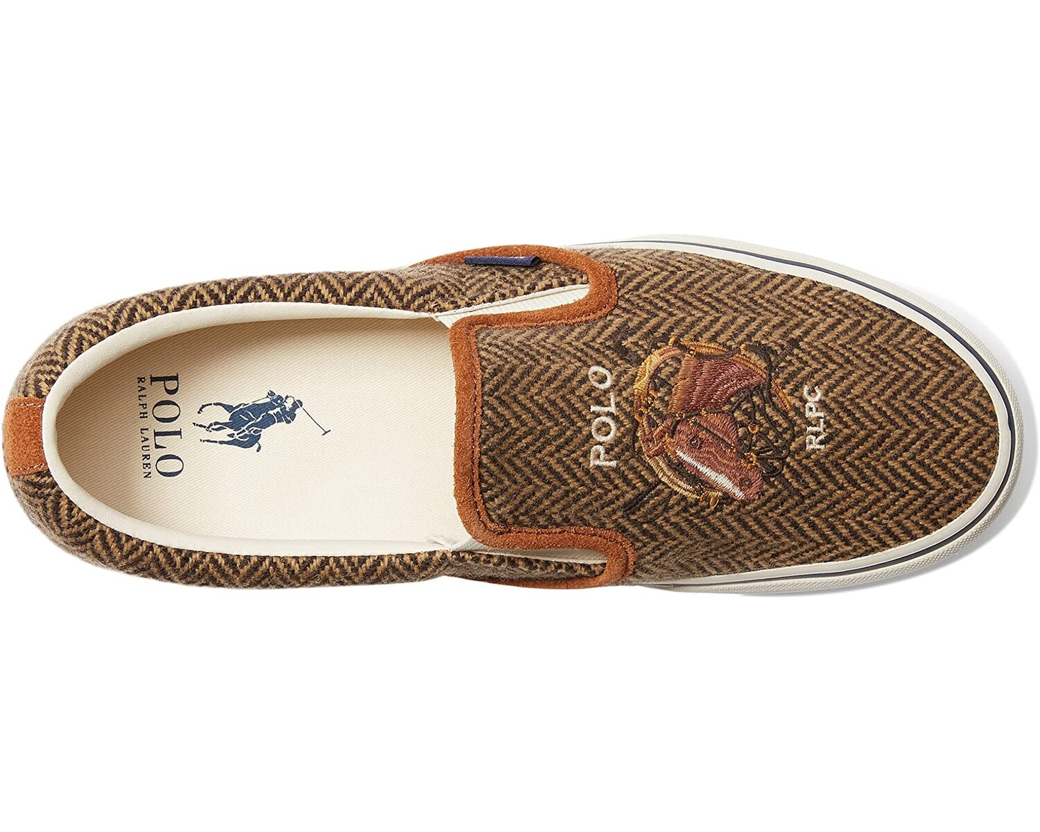 

Кроссовки Keaton Slip-On Sneaker Polo Ralph Lauren, коричневый