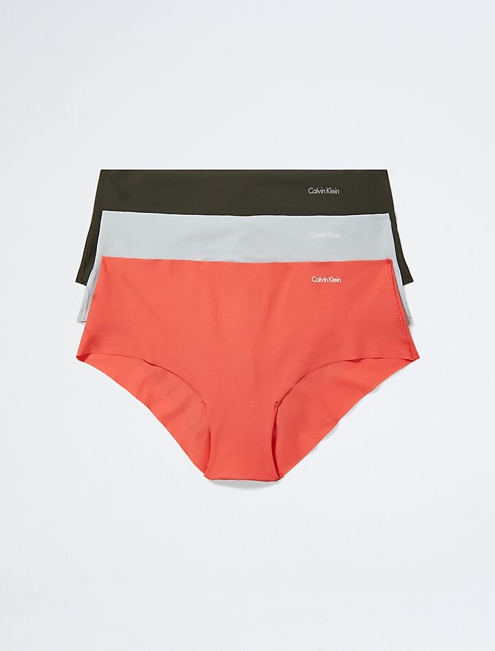 

Хипстер из 3 комплектов Invisibles Calvin Klein, оливковый
