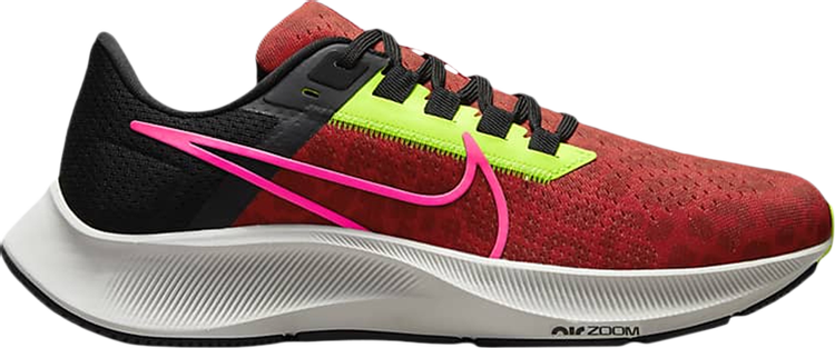 Кроссовки Nike Wmns Air Zoom Pegasus 38 'Chile Red Hyper Pink', красный кроссовки nike wmns air zoom pegasus 38 chile red hyper pink красный