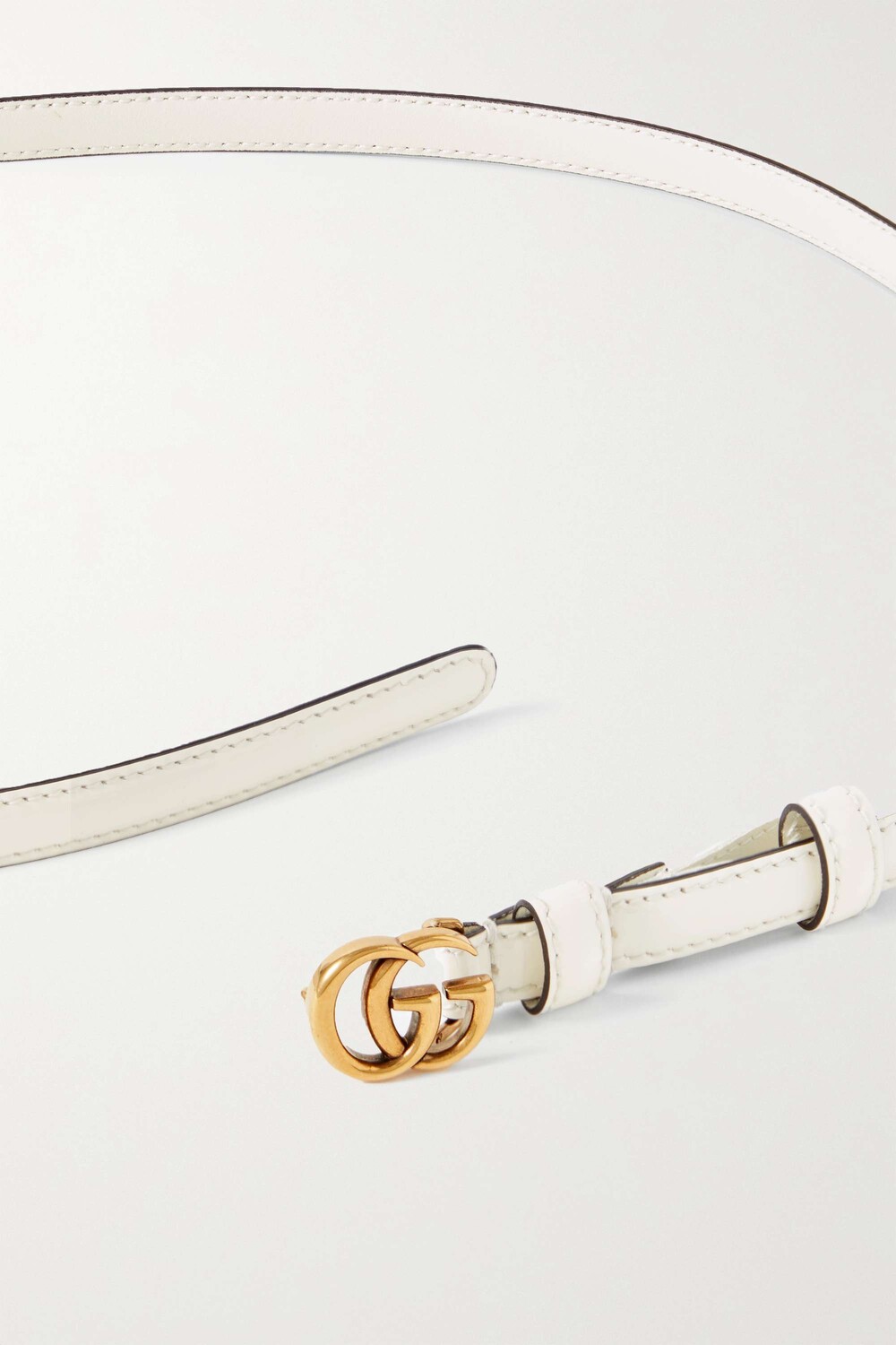 

GUCCI Кожаный ремень, белый