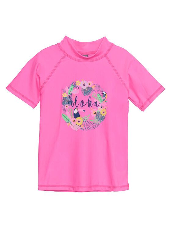 

Купальная рубашка стандартного кроя Color Kids, розовый