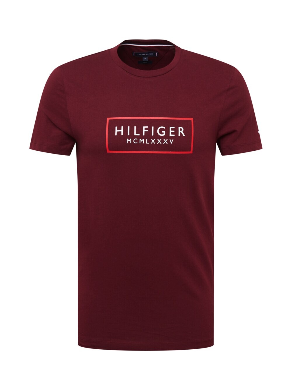 

Футболка Tommy Hilfiger BOX OUTLINE, красный/бордо
