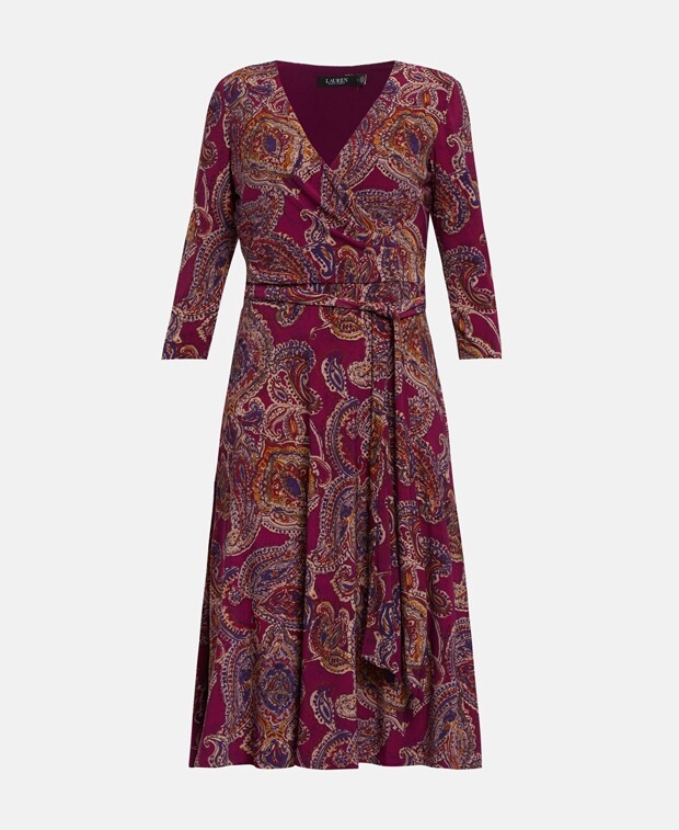 

Повседневное платье Lauren Ralph Lauren, бордовый