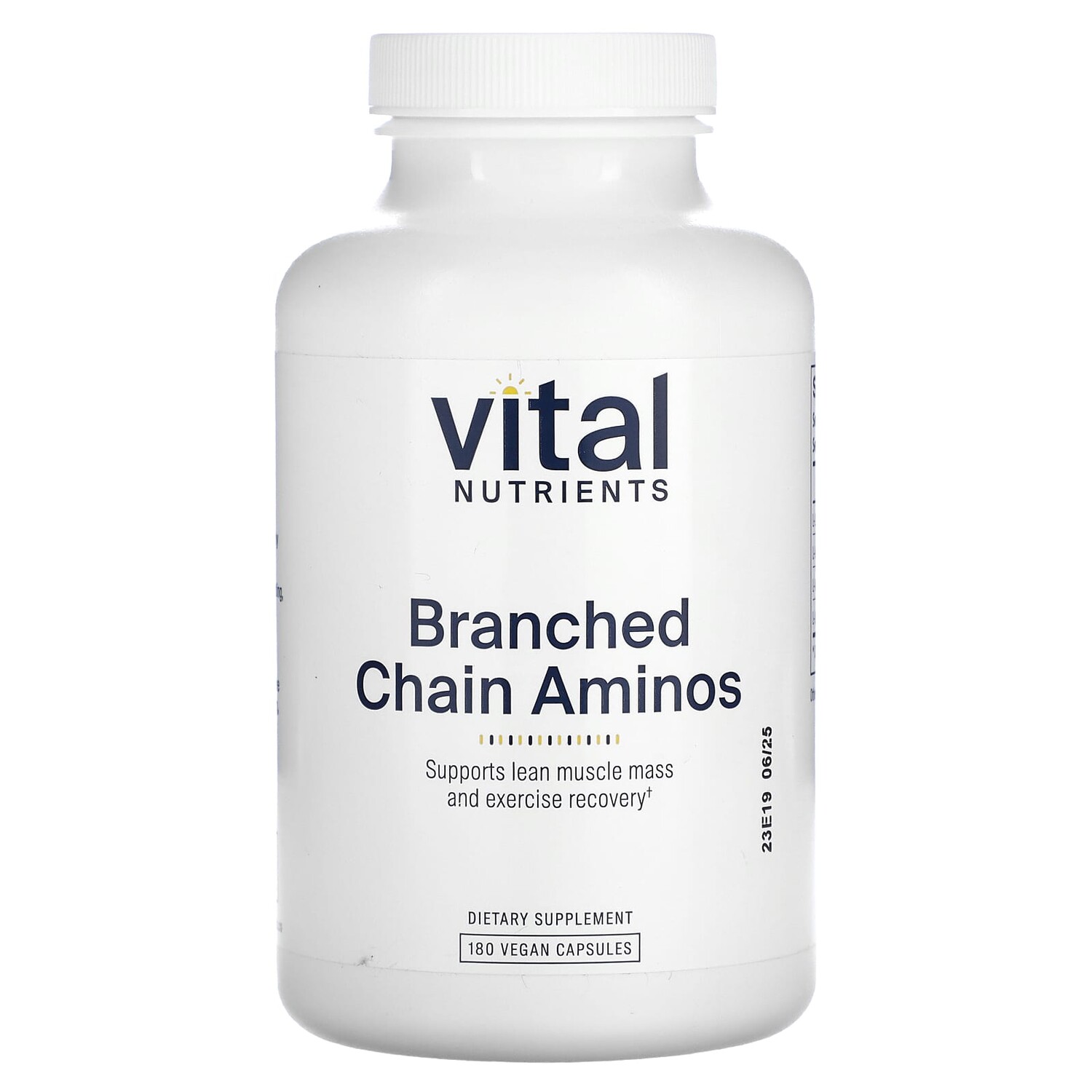 

Аминокислоты с разветвленной цепью, 180 веганских капсул, Vital Nutrients