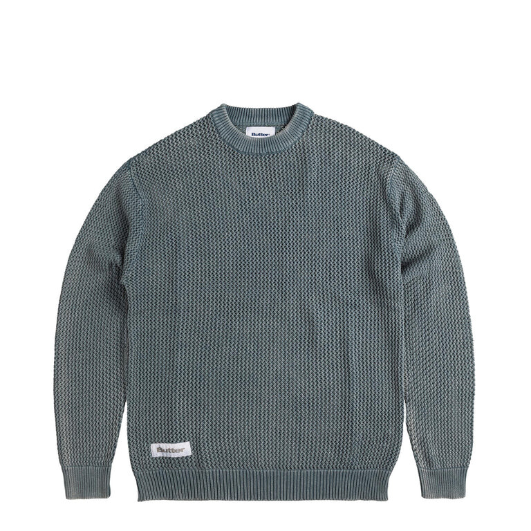 цена Свитер Washed Knitted Sweater Butter Goods, синий