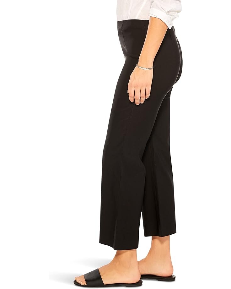 

Брюки NIC+ZOE Polished Wonderstretch Wide Leg Crop Pants, цвет Black Onyx